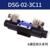 Yuyan loại DSG-02-series 3C2 3C3 AC220VDC24V van định hướng điện từ thủy lực van một đầu hai chiều Van thủy lực