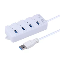 Bộ chia USB tốc độ cao 3.0 bộ chuyển đổi độc lập với nguồn cung cấp một cho bốn trung tâm mở rộng máy tính đa cổng trung tâm u - USB Aaccessories cáp kết nối