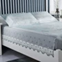 Giường thêu ren 笠 kiểu thảm lụa băng ghế ba mảnh có thể giặt máy giặt 1,5m1,8m trượt - Thảm mùa hè chiếu lụa