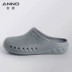 ANNO work shoes, surgical shoes, non-slip, waterproof, wear-resistant, puncture-resistant, acid and alkali-proof, medical nurse slippers blue 