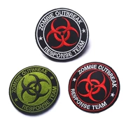 Zombie Outbreak Response Đội Thêu Ma Thuật Sticker Ba Lô Chiến Thuật Sticker Army Fan Cá Tính Morale Chương Armband