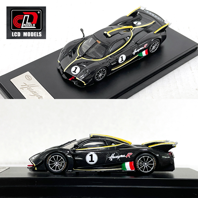 1/18 LCD Pagani Huayra R (Carbon Black) Diecast Car Model