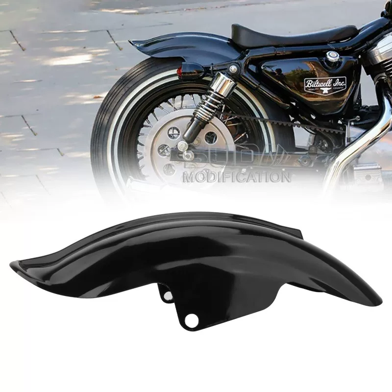 Мотоцикл Harley XL883 12004872 Модификация После модификации, грязевая плитка после ретро-панелей и панели задняя грязевая плитка