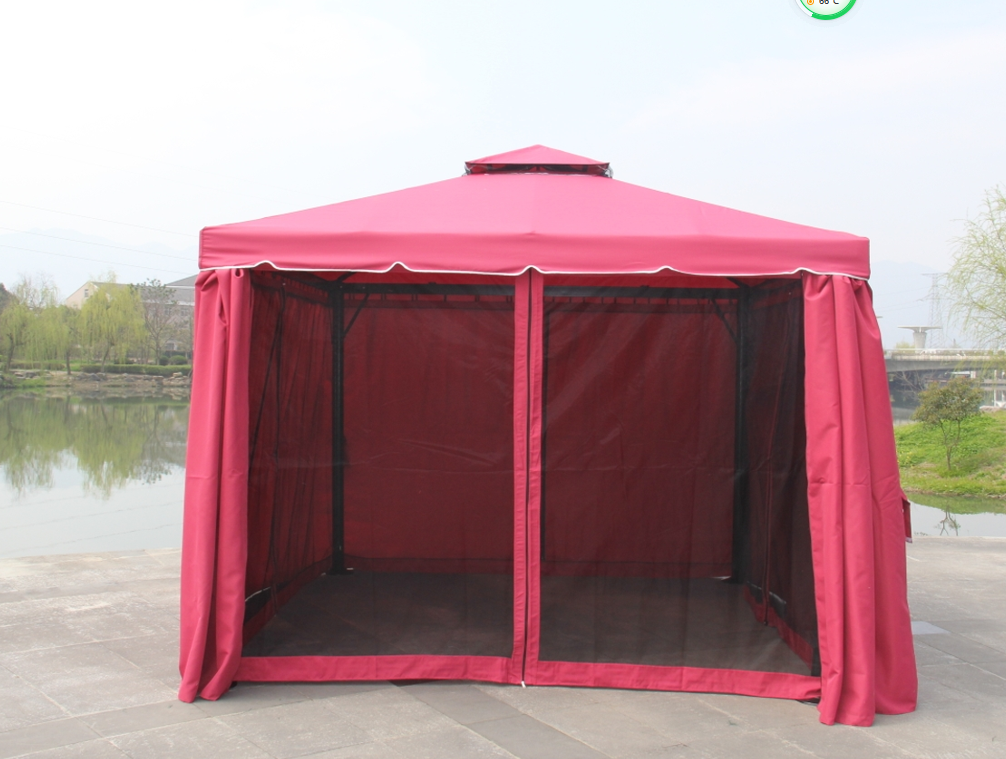 2.5X2.5m & Wine RedRome Tent outdoors pavilion commercial Tent garden villa courtyard Awning outdoor automobile Canopy Wedding