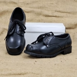 Подлинный 02 кожаная обувь инвентарь старые товары четырехносийные кожа