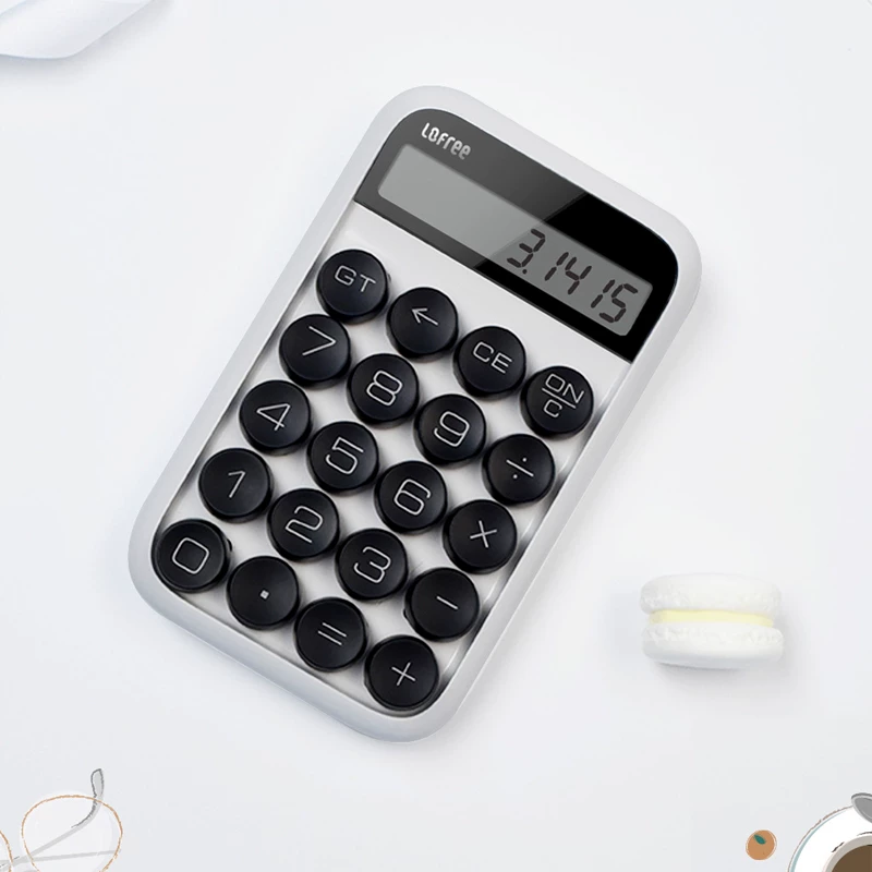 [Lofree ретро калькулятор цветной механический переключатель DOT круглые точки калькулятор офисный подарок]