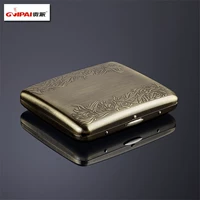 Бронзовый матовый портсигар