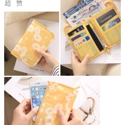 Mạng rung mới đỏ nhỏ tươi du lịch nước ngoài đa chức năng hộ chiếu cầm tay chứng nhận vé lưu trữ ví ví - Túi thông tin xác thực