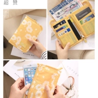 Mạng rung mới đỏ nhỏ tươi du lịch nước ngoài đa chức năng hộ chiếu cầm tay chứng nhận vé lưu trữ ví ví - Túi thông tin xác thực ví đựng giấy tờ xe ô tô