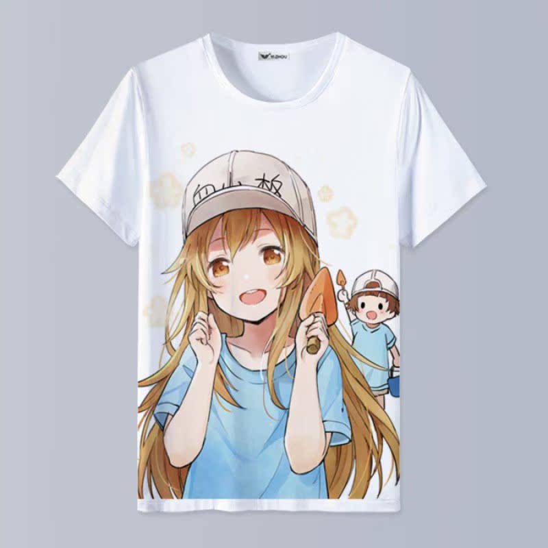 【16】Working cell platelet white blood cell Cells cos clothing clothes quadratic element Animation surrounding Short sleeve T-shirt