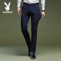 Playboy mùa hè phần mỏng quần âu nam quần dài Slim thanh niên kinh doanh chân quần nam thủy triều - Quần quần jogger kaki