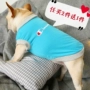 Net red dog pháp luật chiến đấu ngắn béo nhỏ chó nhỏ vest mỏng Pháp quần áo bulgie Pháp mùa xuân và mùa thu thủy triều mới - Quần áo & phụ kiện thú cưng quần áo chó