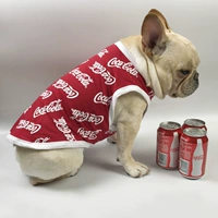Luật đấu tranh quần áo chó bulgie mùa hè phần mỏng Coke vest Bago ngắn béo nhỏ chó đường phố thời trang thú cưng quần áo - Quần áo & phụ kiện thú cưng áo dài cho chó