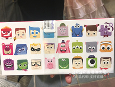 Блокнот 香港迪士尼乐园 玩具总动员怪兽大学 q版卡通 便条纸便签本n次贴 Disney
