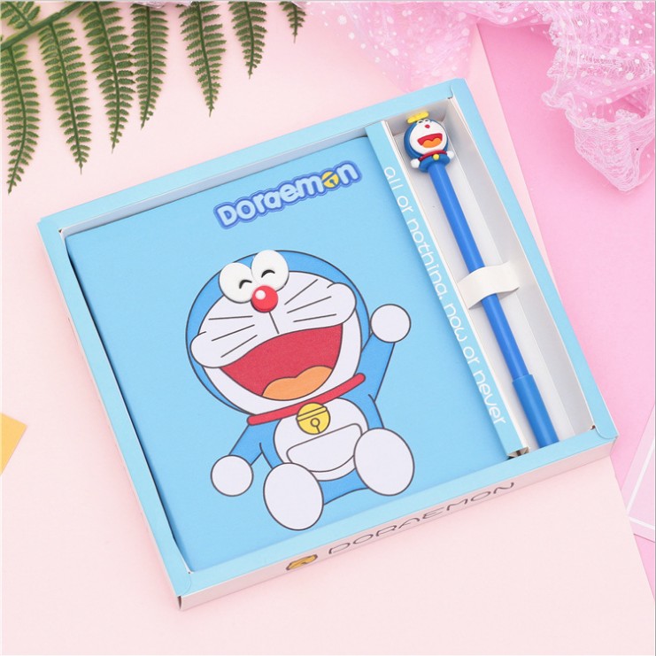 Sky Blueoriginality Simplicity Internet celebrity Gift box notebook Stationery lovely Notepad thick Cartoon Hand book student day Return a gift