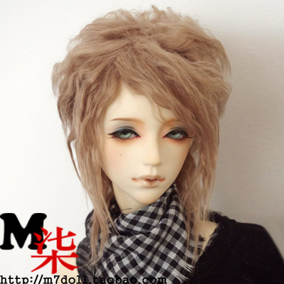 taobao agent BJD doll hair head wig Non -elastic hair network long curly hair 12 points, 8 cents 6 cents 4 cents, uncle Uncle Giant Baby Spot