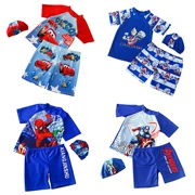 Trẻ em Áo Tắm Trai Chia Phim Hoạt Hình Spider-Man Bơi Quần Altman Trẻ Em Bé Kem Chống Nắng Áo Tắm Cậu Bé Lớn