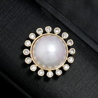 10-юбанный бриллиант круглый жемчуг