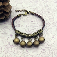 Nhật Bản retro nhỏ chuông gió quốc gia tươi mát bracelet vòng tay ngựa thời trang đẹp phổ biến tay dây trang sức vòng chân - Vòng chân các mẫu lắc chân bạc nữ đẹp