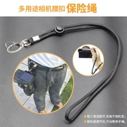 Dây đeo an toàn cho máy ảnh đa năng Máy ảnh DSLR khóa thắt lưng dây đeo an toàn Micro Máy ảnh đeo tay đơn - Phụ kiện máy ảnh DSLR / đơn
