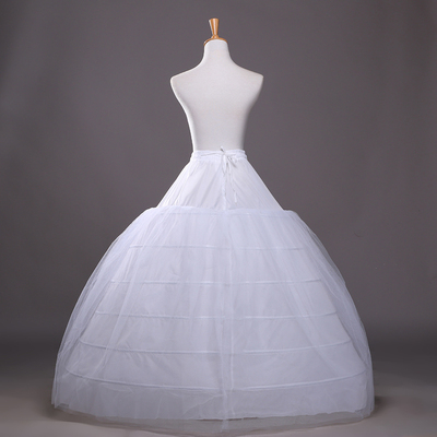 taobao agent New bride wedding wedding skirt supports Panton six steel circle double -layer gauze stage performance wedding skirts support free shipping