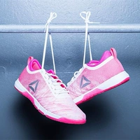 Hoa Kỳ mua Reebok tốc độ thực sự của mình TR phụ nữ trong nhà tập thể dục toàn diện đào tạo giày giày the thao nữ màu trắng