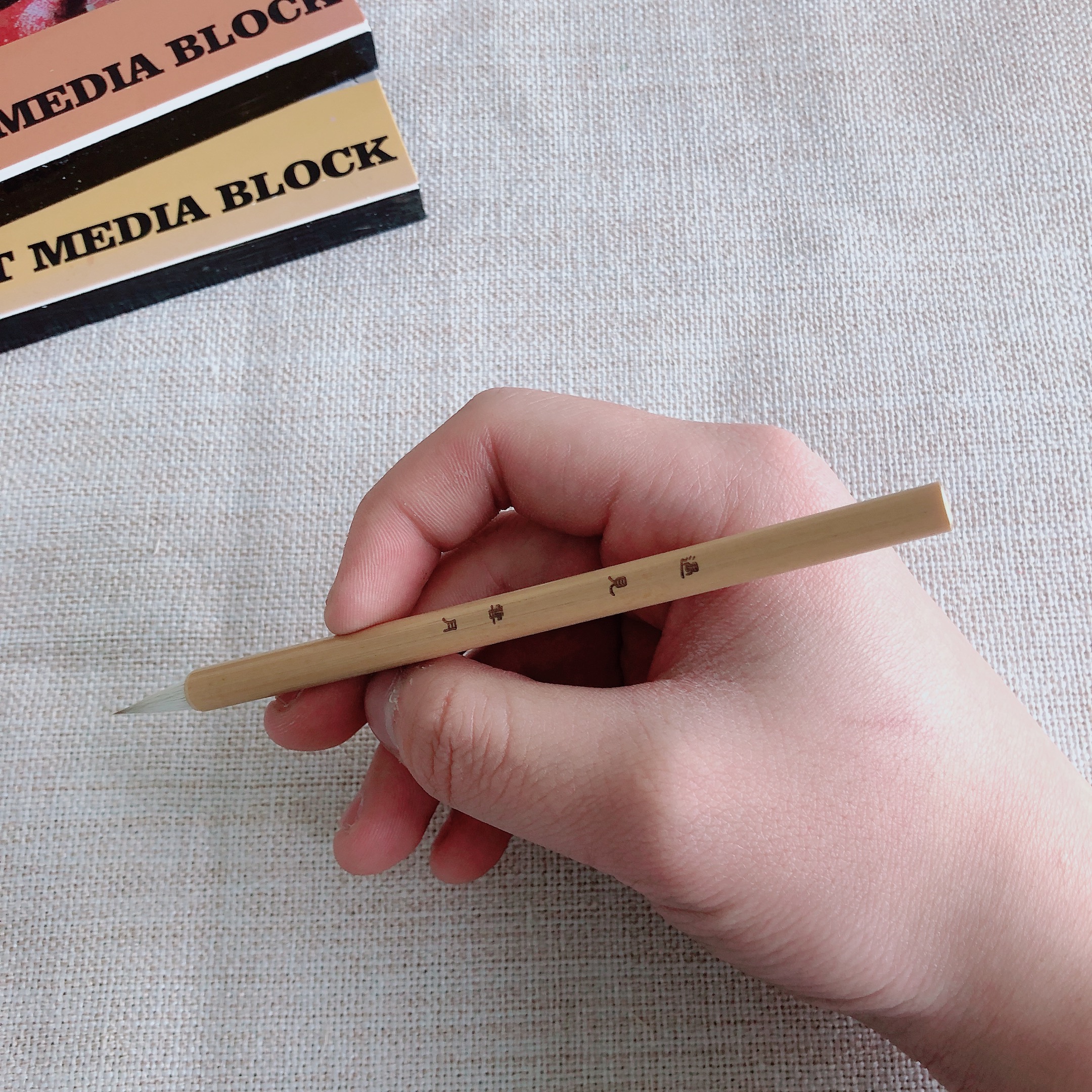 [New Product] Bamboo Pole【 Debris pile 】 Yunyue pen Village main pen Red bean / Dragon tongue / Gold thread painting in water colours Tick the line details