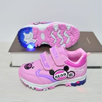 Милая детская демисезонная мультяшная спортивная обувь для принцессы для мальчиков