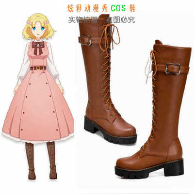 taobao agent Rebirth has become the only Otome game that bursts FLAG Evil Miss Maria Campbell COS shoes