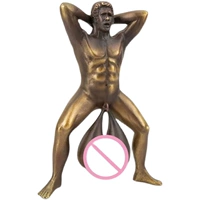 Новая крыльца украшения мускулисная мужская смола подвеска смешная дверная лопатка