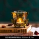 Винтаж, чтобы сделать старые розовые стеклянные свечи