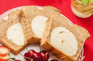 Выпечка тостов для шифонового торта с драконом и черным чаем