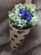 Синий фонарь+хрустальный цветок