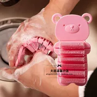 Японская мультяшная гигиеническая детская щетка, гигиеническое средство детской гигиены, глина для ногтей, щеточка, с медвежатами