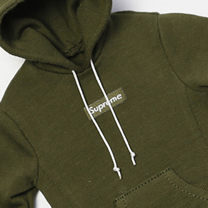 Army Green1 / 6 trend male Man soldier Model parts 12 inches Movable image Plastid clothes Sweater hoodie  loose coat ht