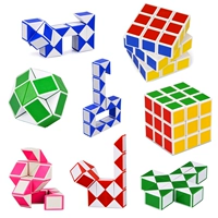 Sức mạnh trí tuệ của trẻ em thứ ba-thứ tự của Rubik cube 24 phân khúc ma thuật cai trị trò chơi ghép hình 3-4-5-6 tuổi đồ chơi sinh viên đồ chơi nấu ăn
