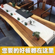Gỗ rắn tùy chỉnh toàn bộ gỗ óc chó tấm phiến bàn ăn bàn điều hành bàn đồ nội thất bàn trà gỗ hồng mộc Nam Mỹ