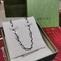 Gucci, ожерелье, ретро цепочка подходит для мужчин и женщин для влюбленных