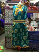 Áo choàng nam Mông Cổ Trang phục dân tộc Mông Cổ Trang phục biểu diễn dành cho người lớn Khiêu vũ Mặc trang phục cưới