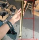 Золотая наклонная нога 35 см (модель мяча)
