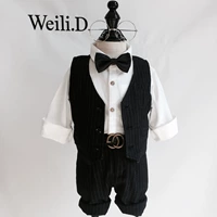 Жилет, комплект, черный лонгслив с бантиком