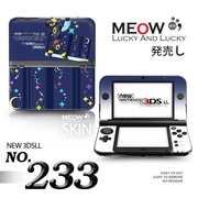 Nhãn dán máy giảm đau 3DSLL MỚI Phim màu dán 3DSLL cũ Mới và cũ ba nhỏ NEW3DS Pokémon 233 - DS / 3DS kết hợp