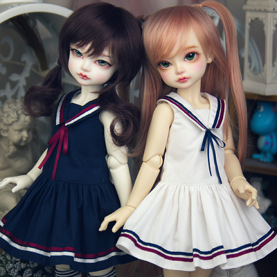 taobao agent AMORS brand BJD dress dress SD baby clothing set 4 points, 3 points, giant baby new sailor uniform school uniform