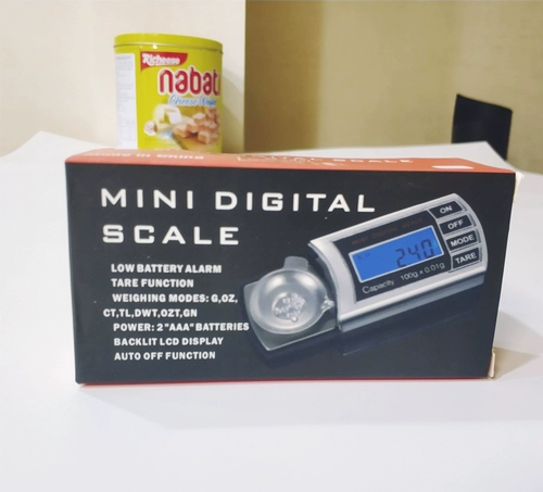 ЖК -дисплей Digital Pocket Medicine Powder, электронные весы, порошок мини -медицины, точность электроники 0,01 г Медицинский порошок шкала