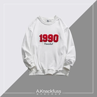 Furdy 1990 Akknackfuss Designer Brand Brand Brand Wervet Wersatile Loose Pare Jersey Men