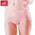 Fu Nilai Bà Cotton Modal Blend Thoải mái thoáng khí Mid-Eo Boxer Tóm tắt 2 Gói 9813 quần lót chữ c Giữa eo