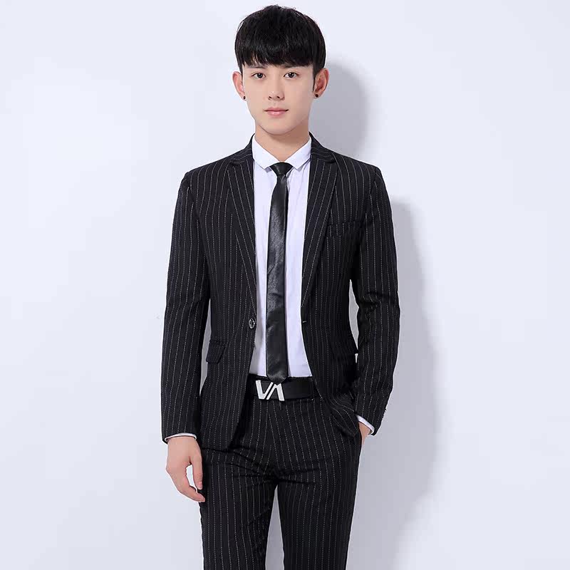 休闲西服男士单西伴郎服修身韩版潮新郎结婚礼服a136-1203- p100