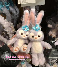 Брелок 上海迪士尼国内代购 duffy熊猫咪达菲兔子星黛露兔毛绒钥匙扣挂件