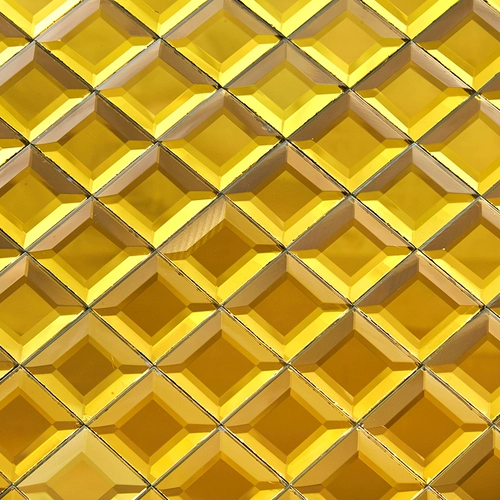 Pure Color Crystal Glass Mosaic Plain с размолочным зеркалом бесшовное дракон