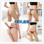 4 hộp quà tặng phụ nữ Nhật Bản Sexy ren gợi cảm đồ lót nữ eo thấp dây đeo rỗng T quần phụ nữ quần lót dây
